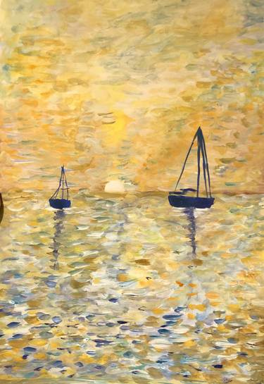 Print of Impressionism Water Paintings by Lorelei Garagancea