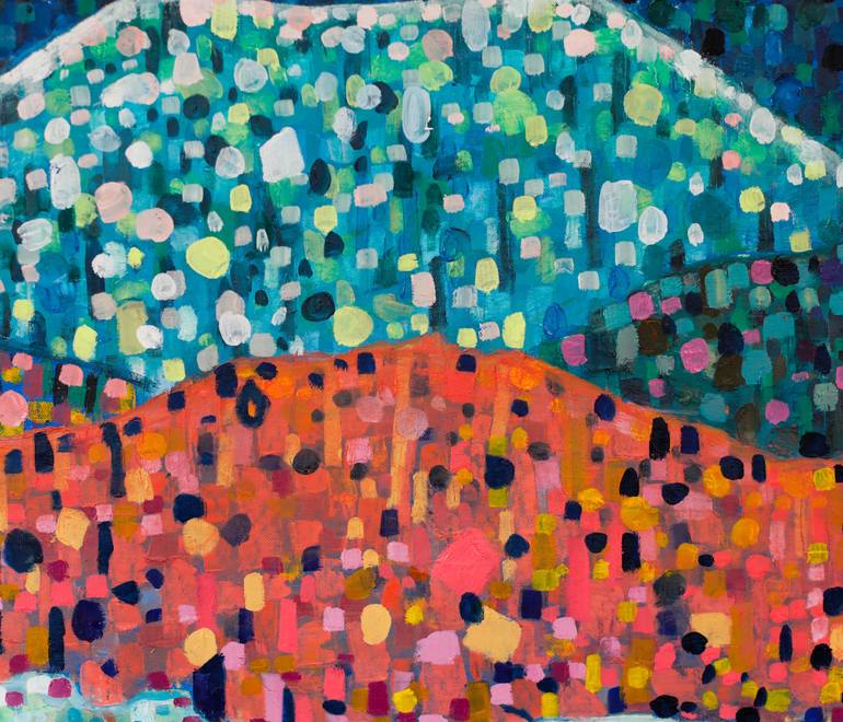 Original Color Field Painting Abstract Painting by Mikal Evans