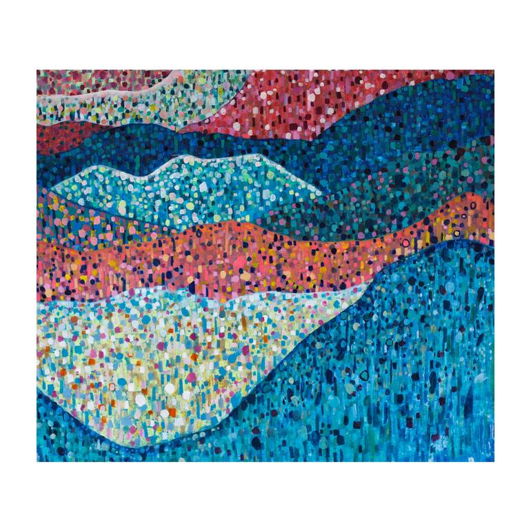 Original Color Field Painting Abstract Painting by Mikal Evans
