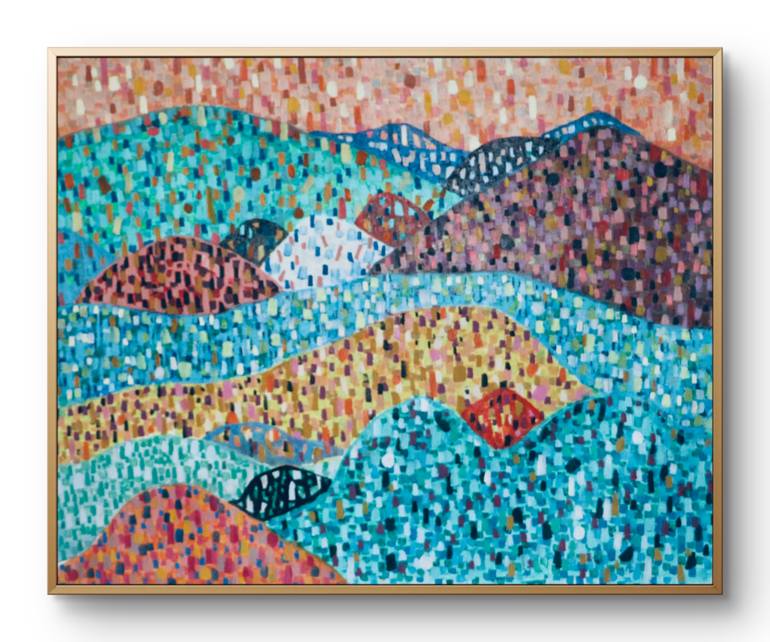 Original Abstract Expressionism Abstract Painting by Mikal Evans