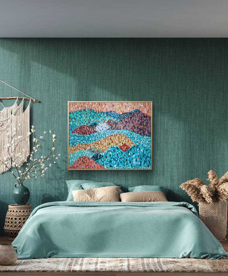 Original Abstract Expressionism Abstract Painting by Mikal Evans