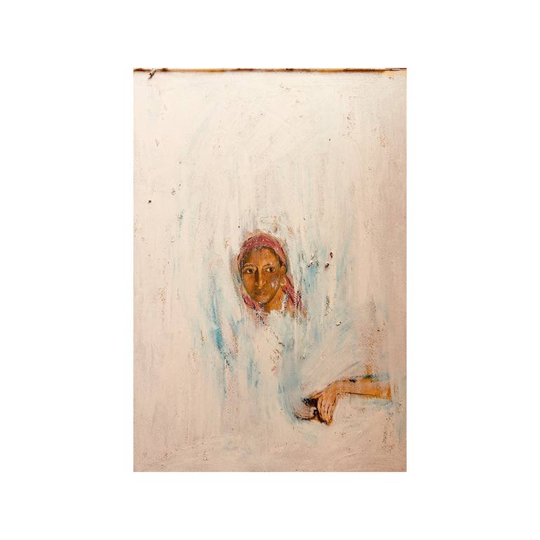 Original Abstract Expressionism People Painting by Derick Gnonlonfoun
