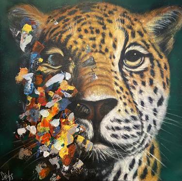 Original Animal Mixed Media by Jessica Lemieux