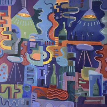 Original Abstract Food & Drink Paintings by Antonio Gouveia