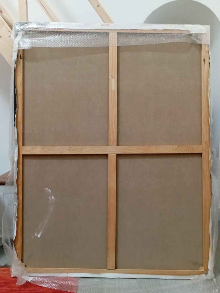 Original Expressionism People Painting by Vu Hed