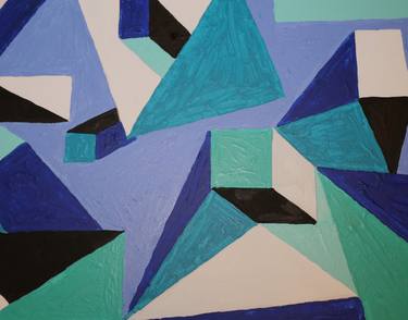 Original Cubism Abstract Paintings by Kim McGennis
