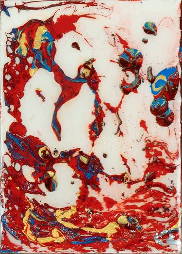 Original Abstract Expressionism Abstract Paintings by Cesare Safieh