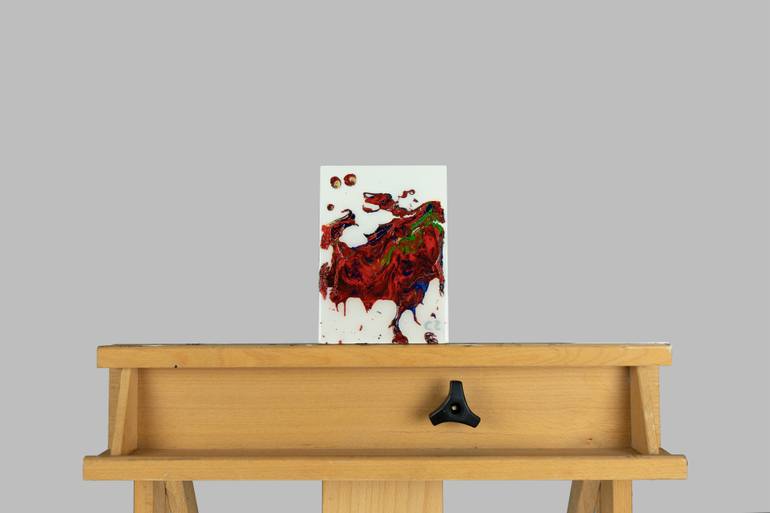 Original Abstract Expressionism Abstract Painting by Cesare Safieh
