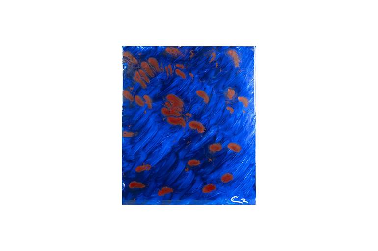 Original Abstract Expressionism Abstract Painting by Cesare Safieh