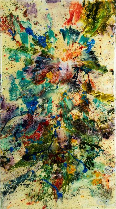 Original Abstract Expressionism Abstract Paintings by Cesare Safieh