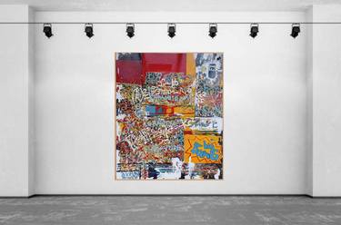Original Artificial Intelligence Abstract Paintings by Gregoire Philippatos