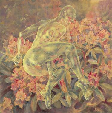 Original Figurative Floral Paintings by Skaistė Verdingytė