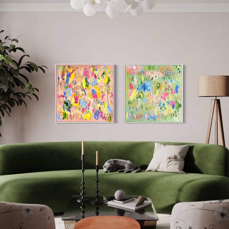 Original Abstract Painting by Monica Isla