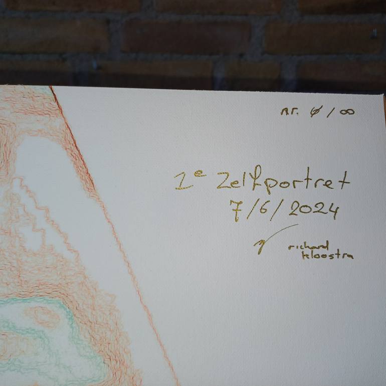 Original Abstract Expressionism Abstract Mixed Media by Richard Kloostra