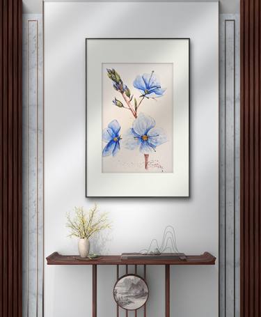 Print of Art Deco Floral Paintings by Liza Ryabinina