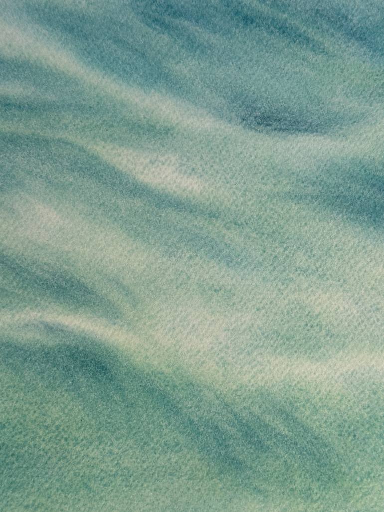 Rhythms of the Sea Waves Painting by Oleksandra Padushyna | Saatchi Art