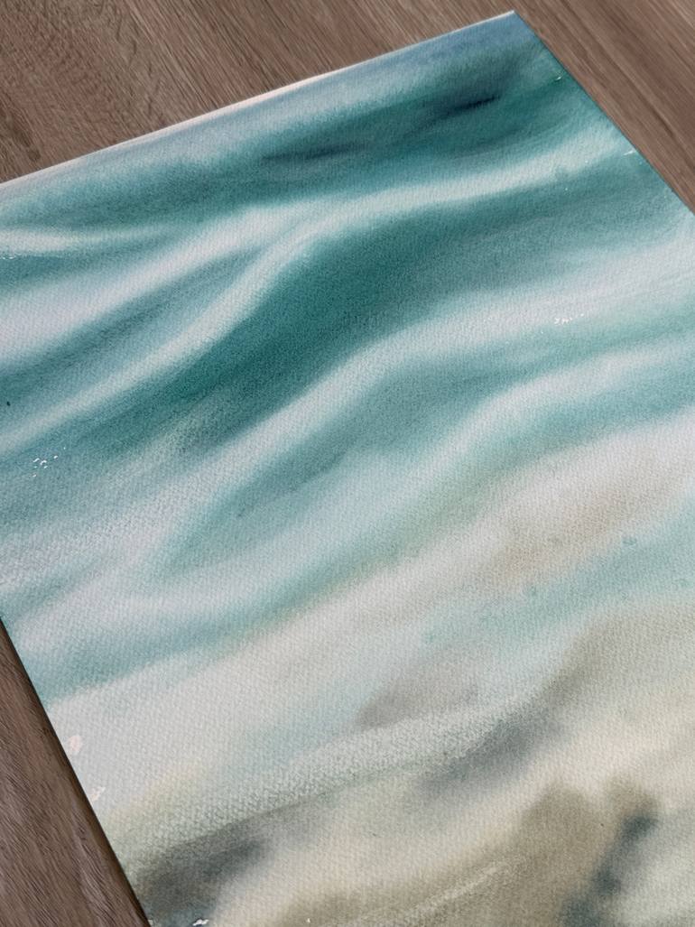 Original Photorealism Seascape Painting by Oleksandra Padushyna