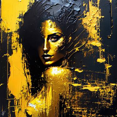 Print of Abstract Portrait Digital by Shaun Poole