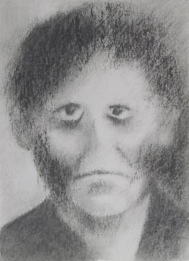 Original Expressionism Portrait Drawings by CJ Cordier