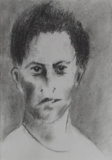 Original Expressionism Portrait Drawings by CJ Cordier