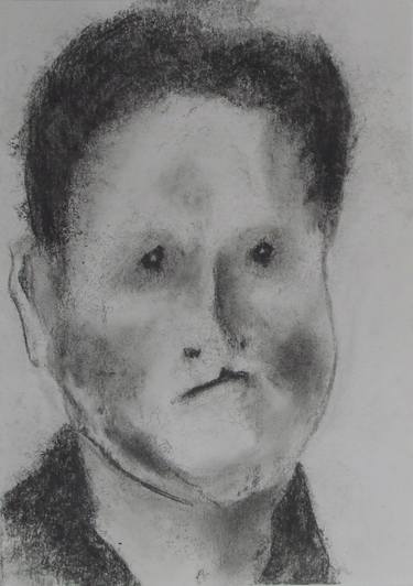 Original Expressionism Portrait Drawings by CJ Cordier