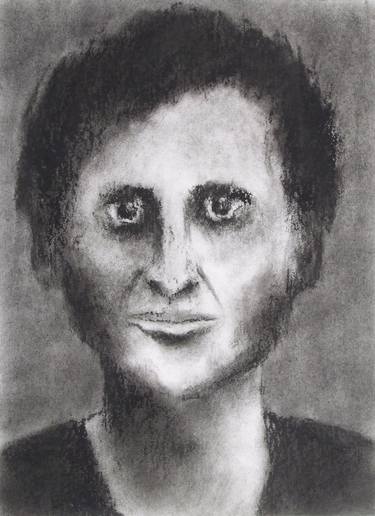 Original Expressionism Portrait Drawings by Cj  Cordier