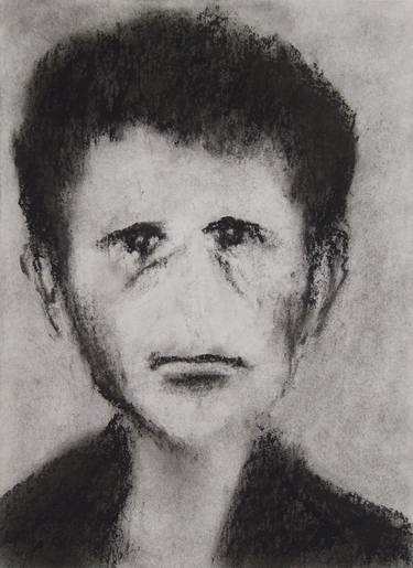 Original Expressionism Portrait Drawings by Cj  Cordier