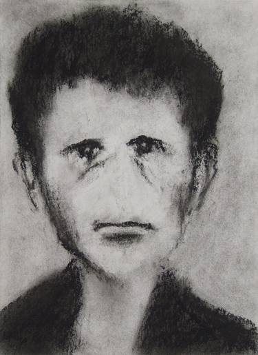 Original Expressionism Portrait Drawings by CJ Cordier