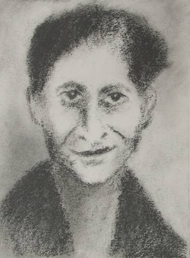 Original Expressionism Portrait Drawings by CJ Cordier