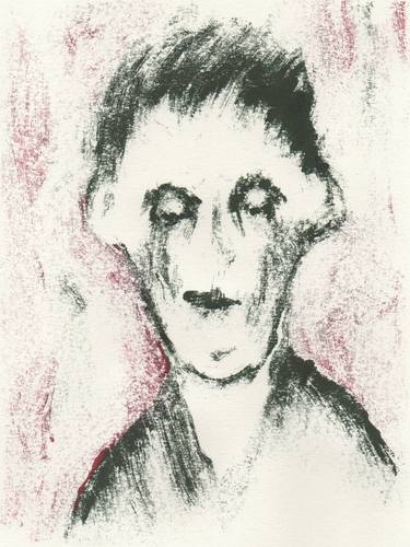 Original Expressionism Portrait Printmaking by Christian J Cordier