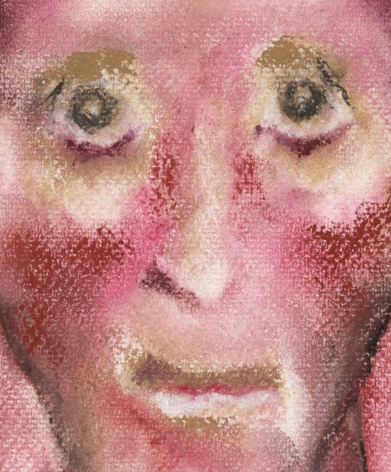Original Expressionism People Drawing by Christian J Cordier
