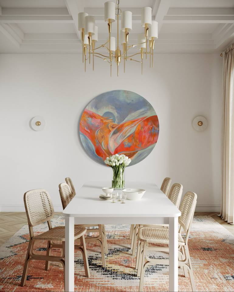 Original Surrealism Abstract Painting by Ilona Koralova