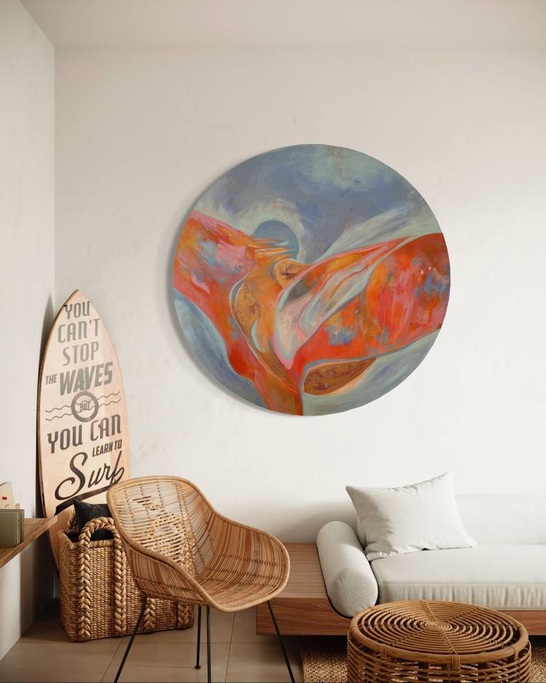 Original Surrealism Abstract Painting by Ilona Koralova