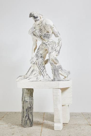 Original Abstract People Sculpture by Jeheon Shin