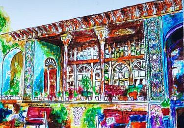 Original Architecture Paintings by Hamid Aalinezhad