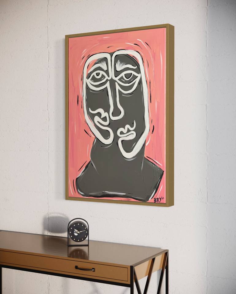 Original Abstract Expressionism Abstract Painting by Bry Cruz