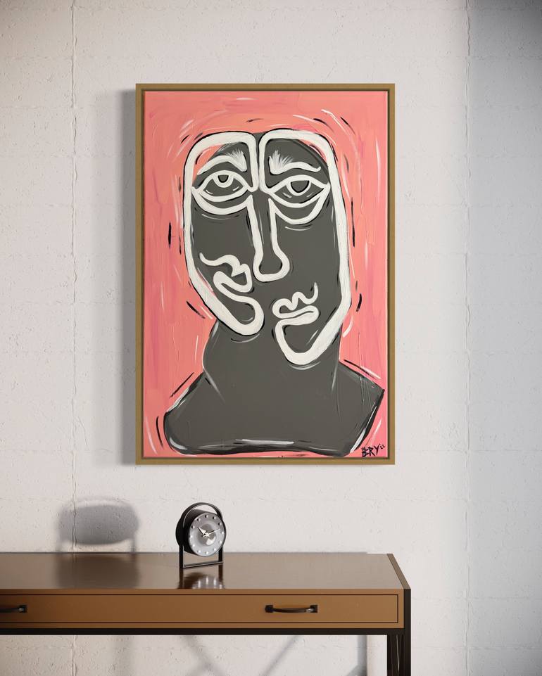 Original Abstract Expressionism Abstract Painting by Bry Cruz