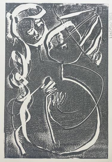 Print of Figurative Love Printmaking by Susanne Cäcilie Walther
