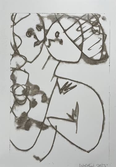 Print of Figurative Love Printmaking by Susanne Cäcilie Walther