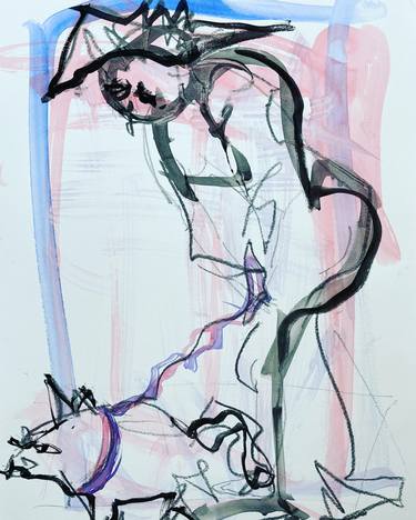 Print of Figurative Women Paintings by Susanne Cäcilie Walther