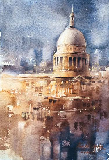 Original Fine Art Architecture Paintings by Kasia Wiercinska