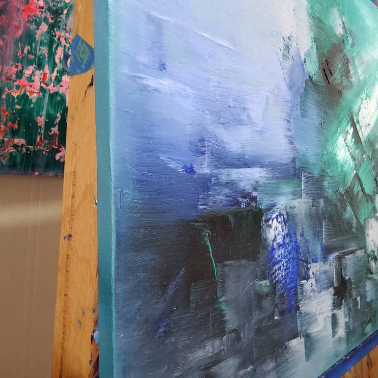 Original Abstract Expressionism Abstract Painting by Scott Maxwell