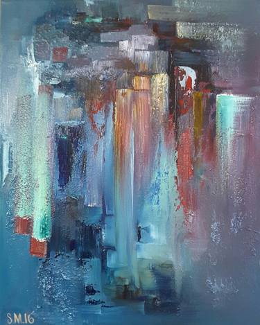 Original Fine Art Abstract Paintings by Scott Maxwell