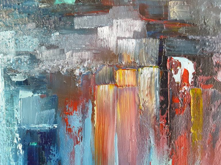 Original Fine Art Abstract Painting by Scott Maxwell