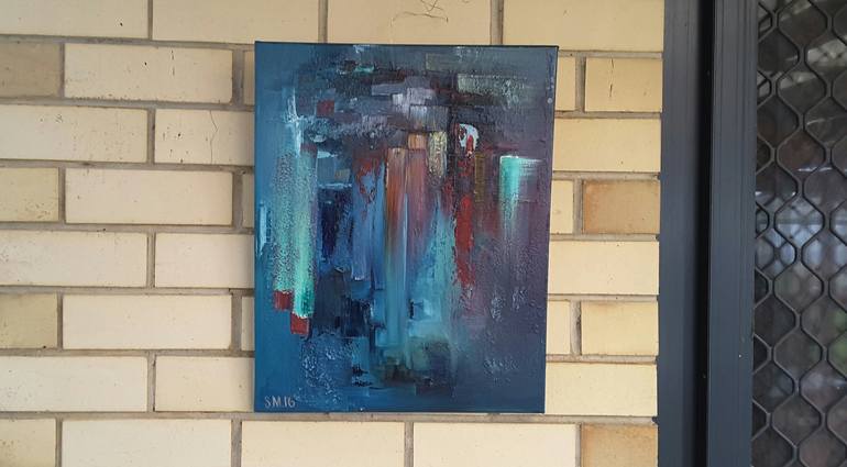 Original Fine Art Abstract Painting by Scott Maxwell