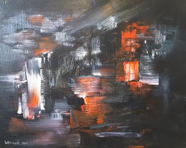 Original Abstract Expressionism Abstract Paintings by Scott Maxwell