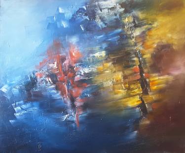 Original Abstract Expressionism Abstract Paintings by Scott Maxwell