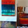 On the easel 