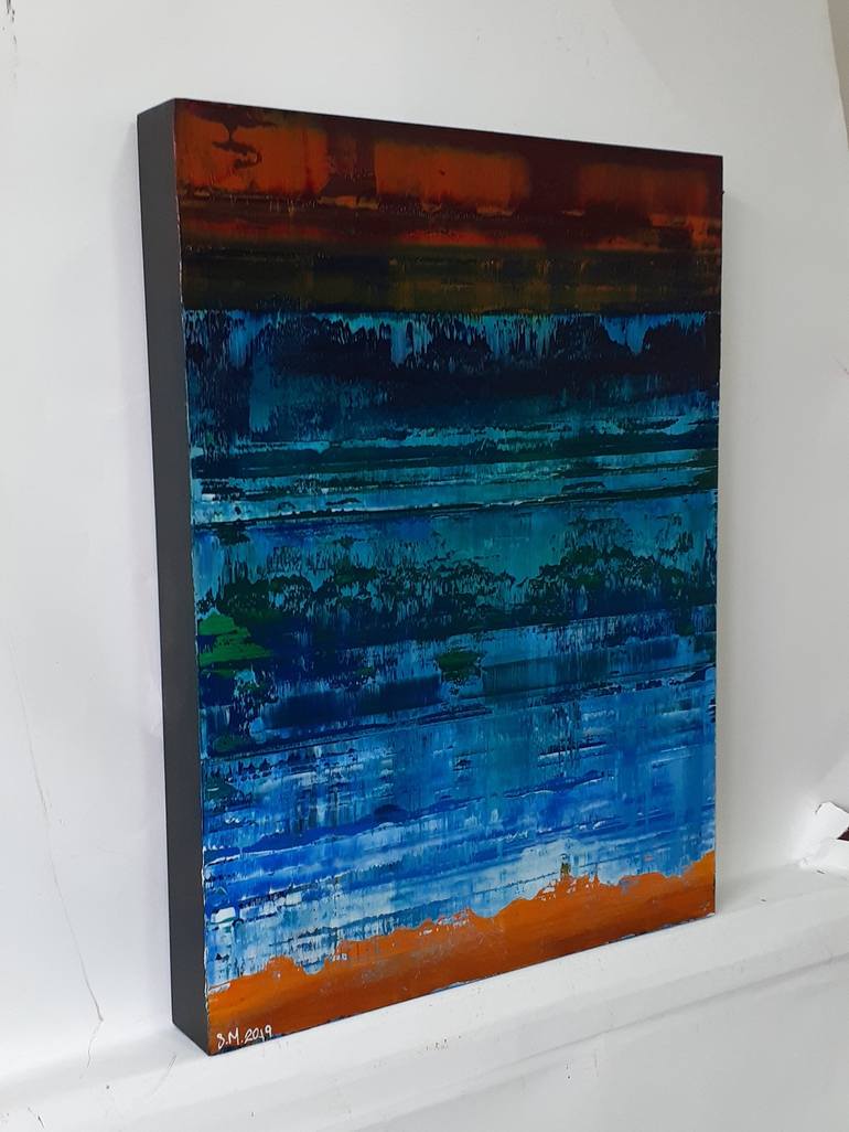 Original Conceptual Abstract Painting by Scott Maxwell