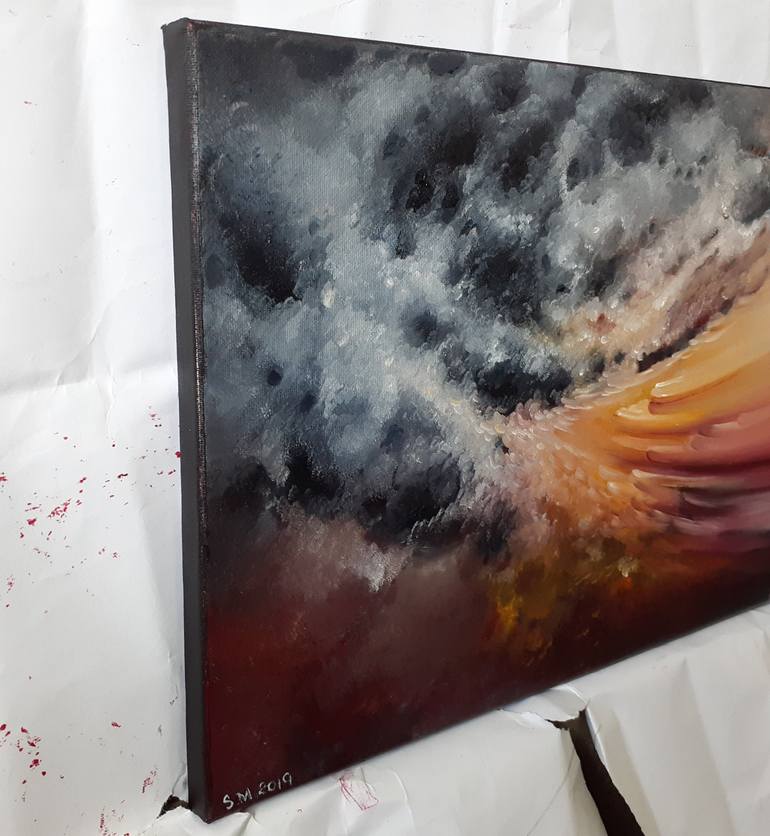 Original Abstract Seascape Painting by Scott Maxwell